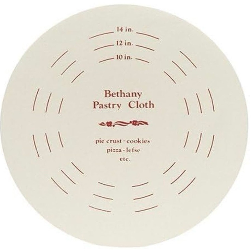 New BETHANY HOUSEWARESPastry Cloth w/Guides Reusable Canvas Cover/Board#03012610